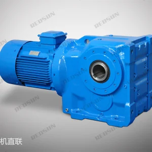 k series kab helical bevel gear reducers directly coupled with motors