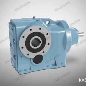 k series kas helical bevel gear reducer with solid shaft input configuration