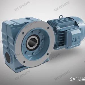 s series saf flange mounted hollow shaft gear reducer