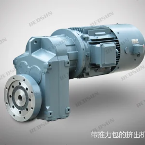 f series extruder gear reducer with thrust package
